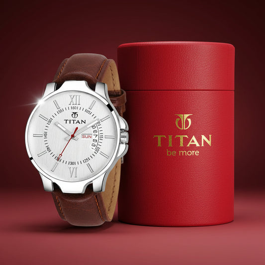 PU Leather Analog Watch