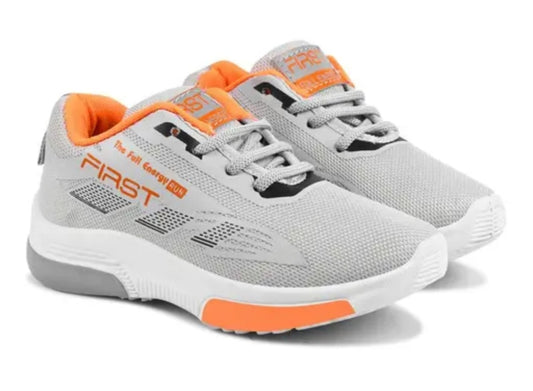 New grey unisex sports shoes.