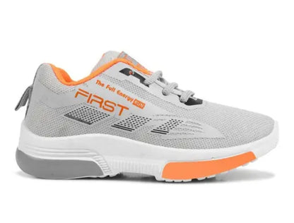 New grey unisex sports shoes.