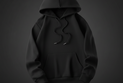 Trendy Fahionable Black Hoodie For Women Pullovers