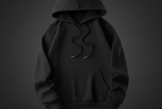 Trendy Fahionable Black Hoodie For Women Pullovers